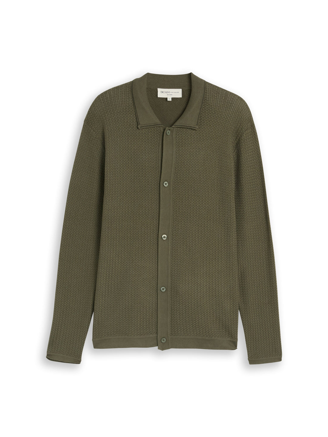 STRUCTURED KNIT SHIRT