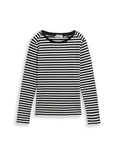 STRIPED INTERLOCK T-SHIRT