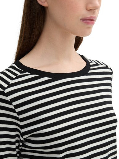 STRIPED INTERLOCK T-SHIRT