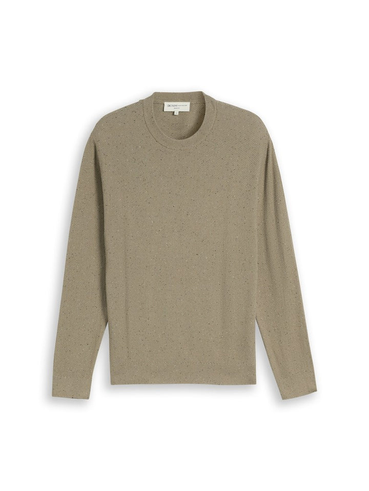 MULTI COLOR NEP CREW NECK KNIT