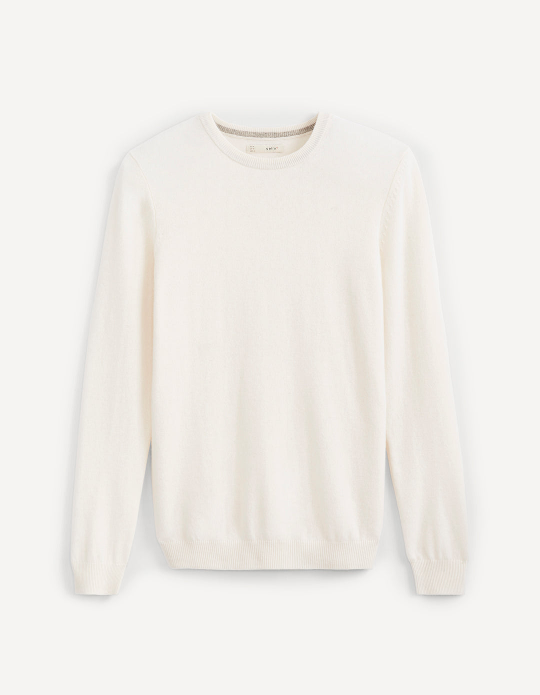 100% cashmere crew neck sweater