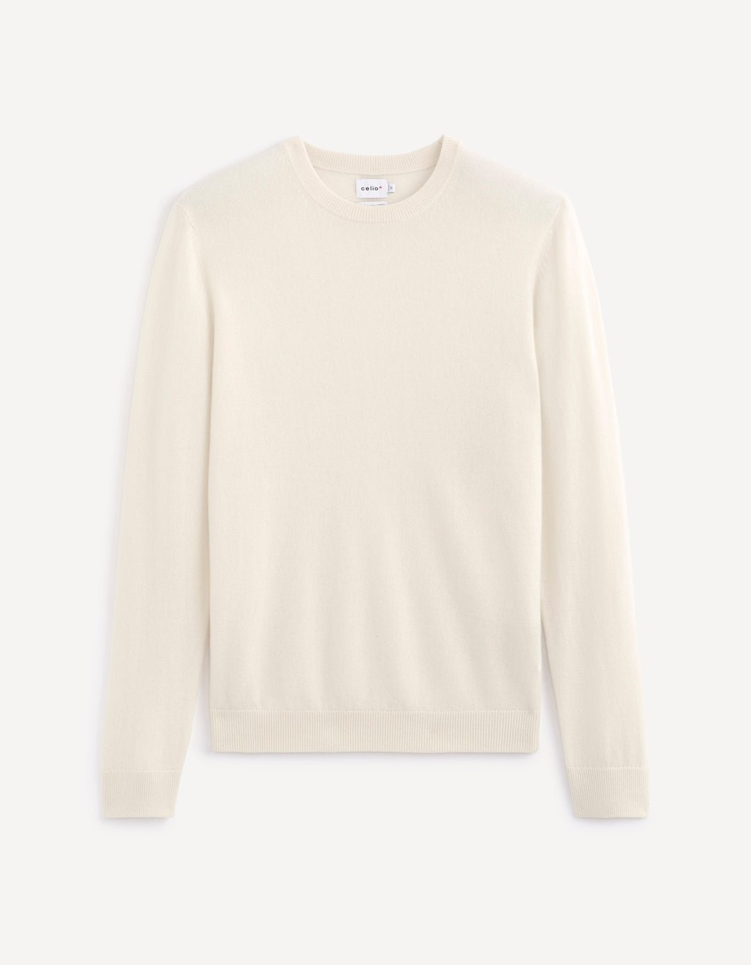 100% cashmere crew neck sweater
