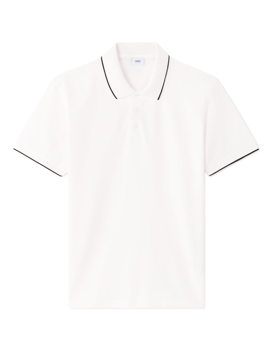 Men - Knitted - Polo Shirt - Short sleeves
