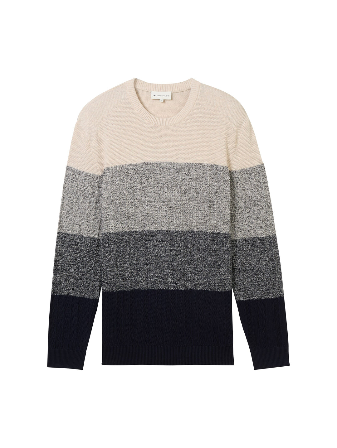 STRUCTURE MIX CREWNECK KNIT