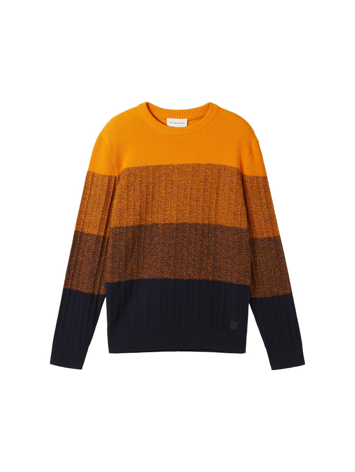 STRUCTURE MIX CREWNECK KNIT