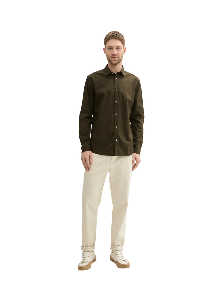 STRETCH POPLIN SHIRT