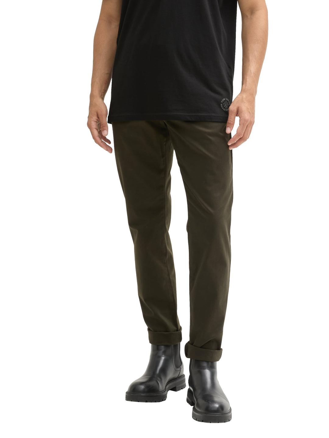 SLIM SOFT CHINO WITH BELT