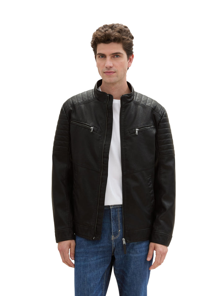 FAKE LEATHER JACKET