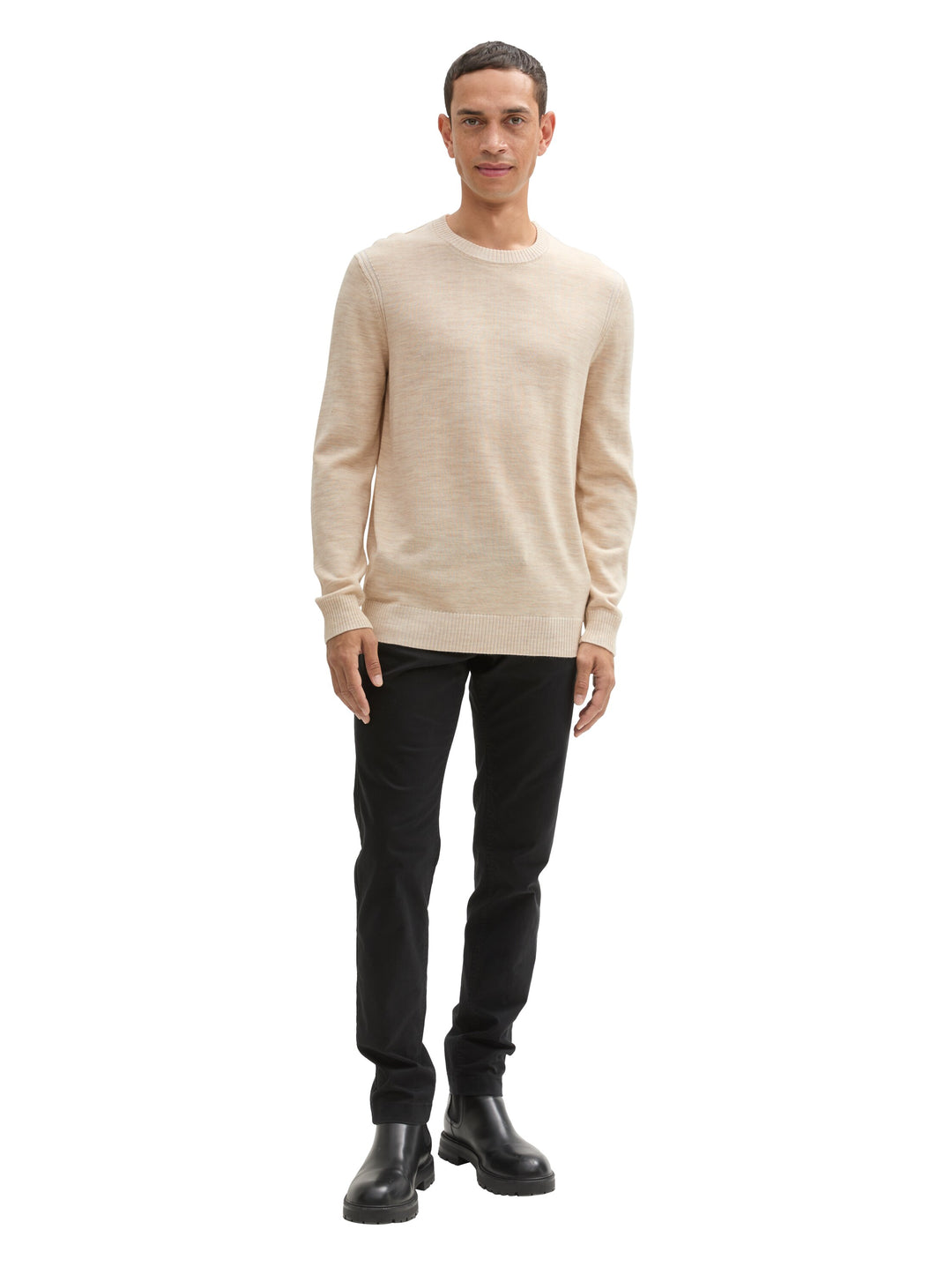 CREWNECK COMFORT WOOL KNIT