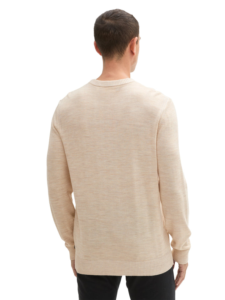 CREWNECK COMFORT WOOL KNIT