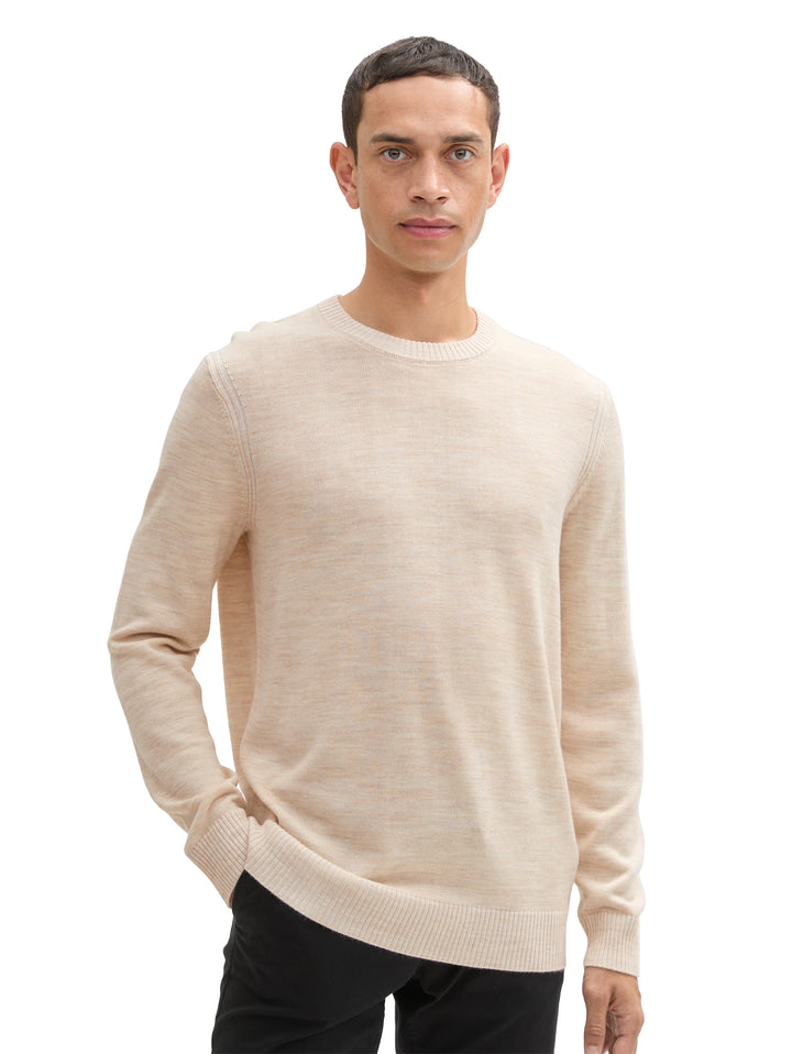 CREWNECK COMFORT WOOL KNIT