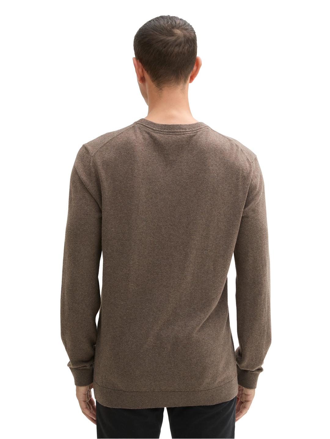 COTTON CASHMERE CREWNECK KNIT