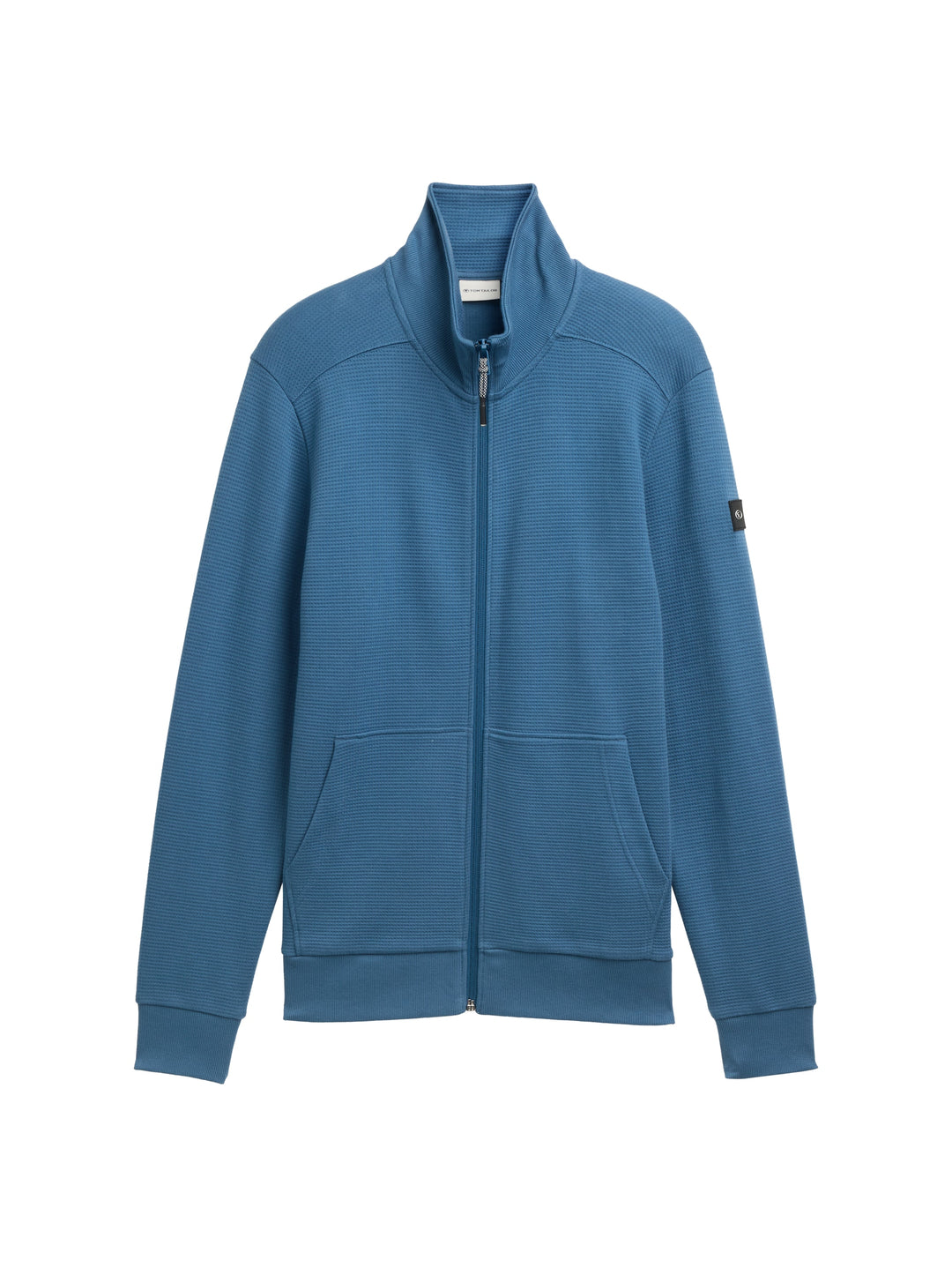 STRUCTURED STAND-UP SWEAT JACKET