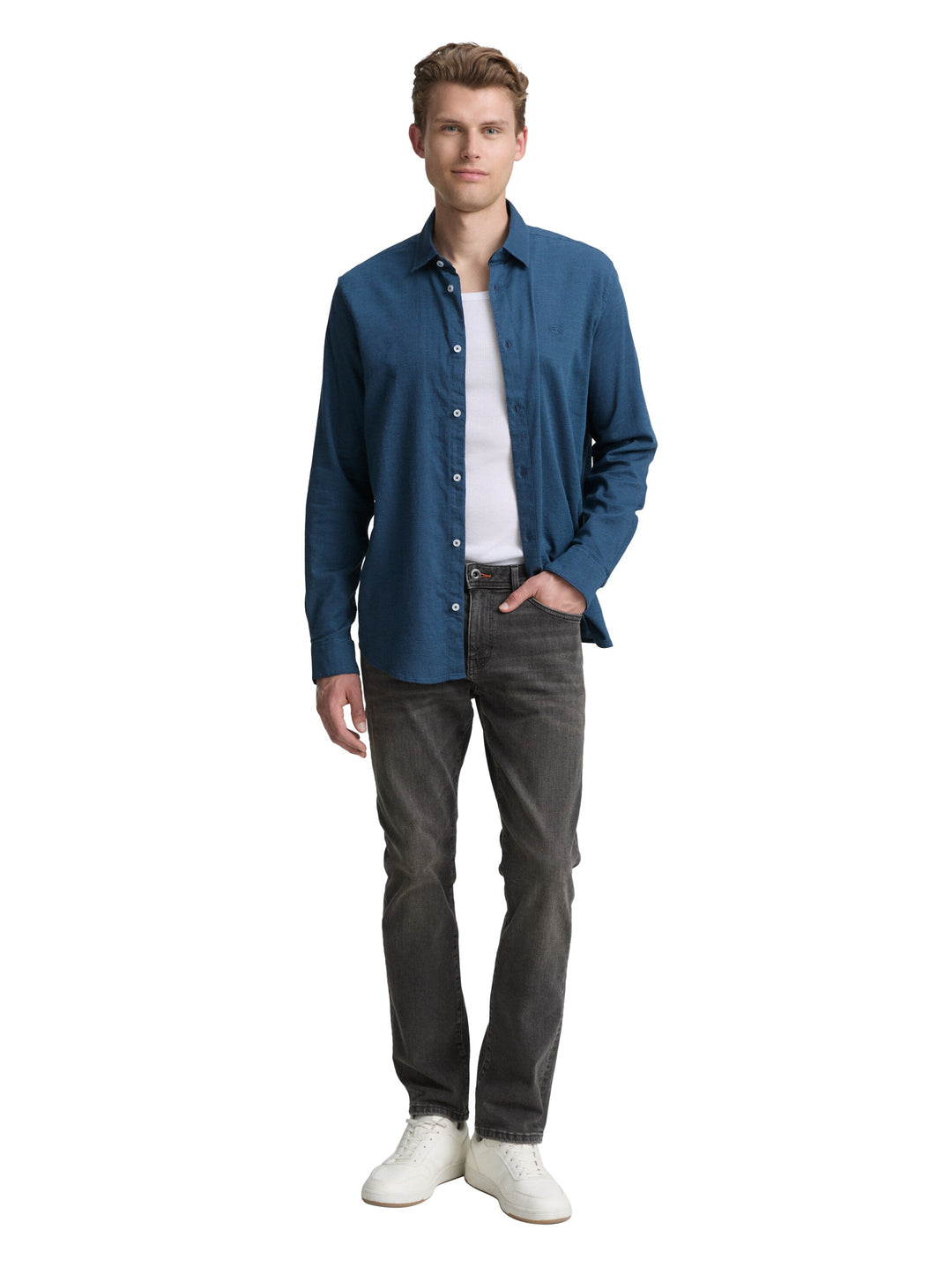 STRUCTURED STRETCH SHIRT