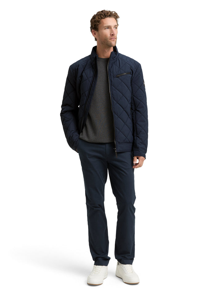 QUILTED BIKER JACKET