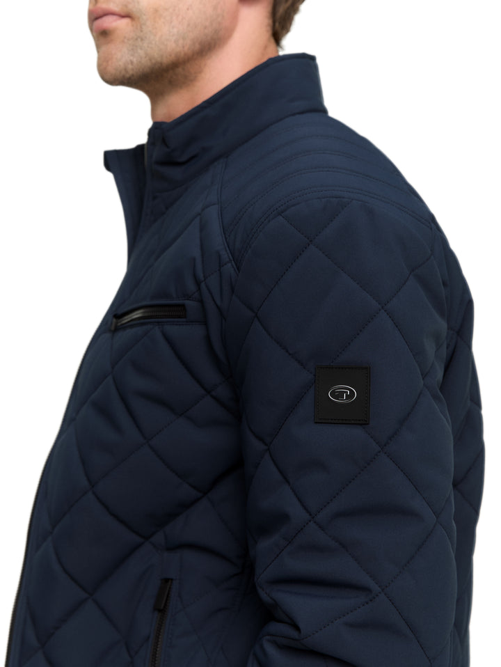 QUILTED BIKER JACKET