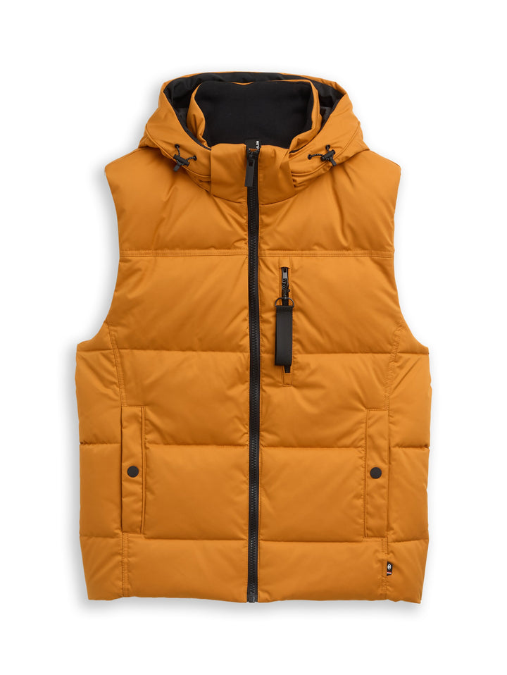 PUFFER VEST WITH HOOD