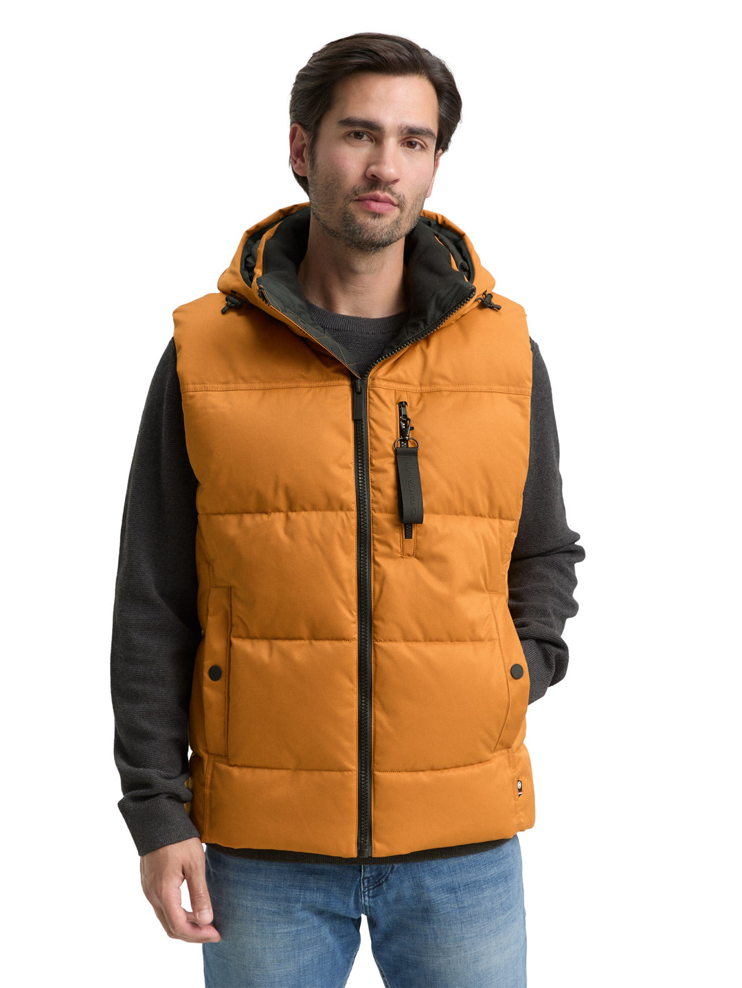 PUFFER VEST WITH HOOD