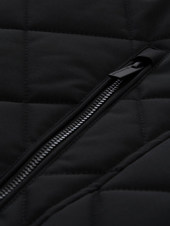 QUILTED BIKER JACKET