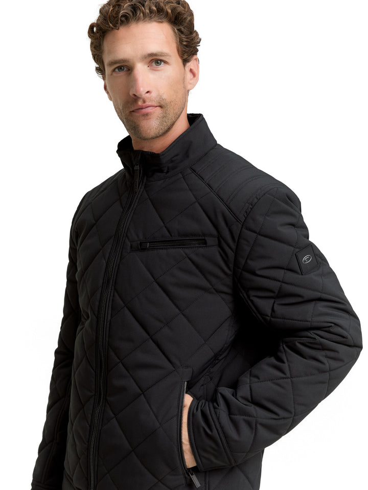 QUILTED BIKER JACKET