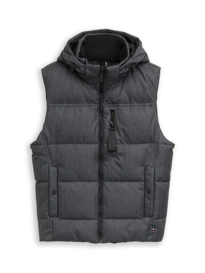 PUFFER VEST WITH HOOD