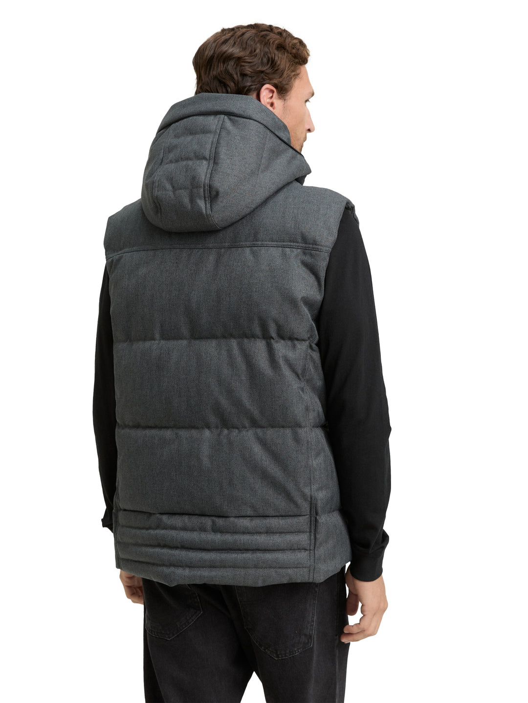 PUFFER VEST WITH HOOD
