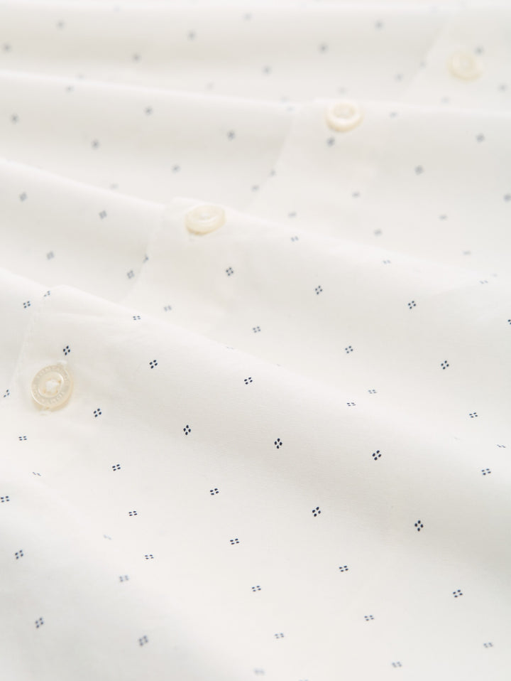 FITTED PRINTED STRETCH SHIRT