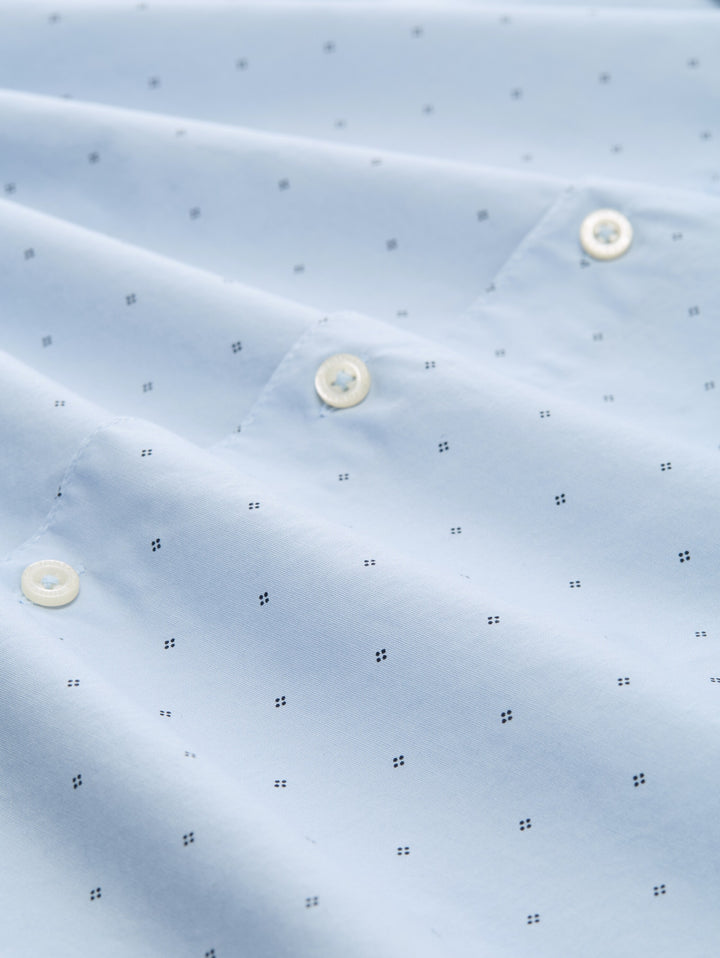 FITTED PRINTED STRETCH SHIRT