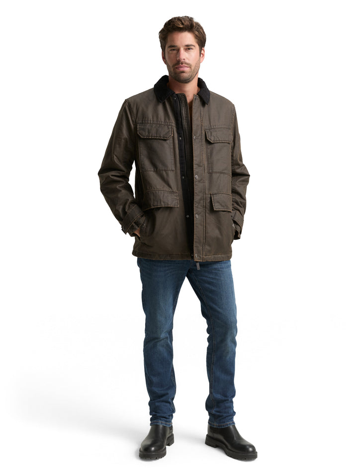 TRANSEASONAL COATED FIELDJACKET