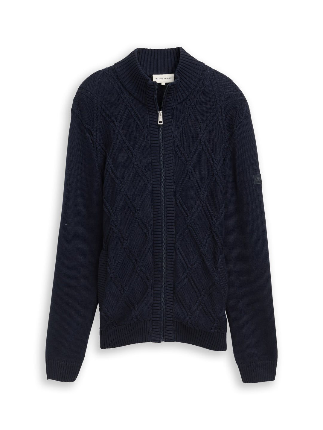 CABLE KNIT ZIP JACKET