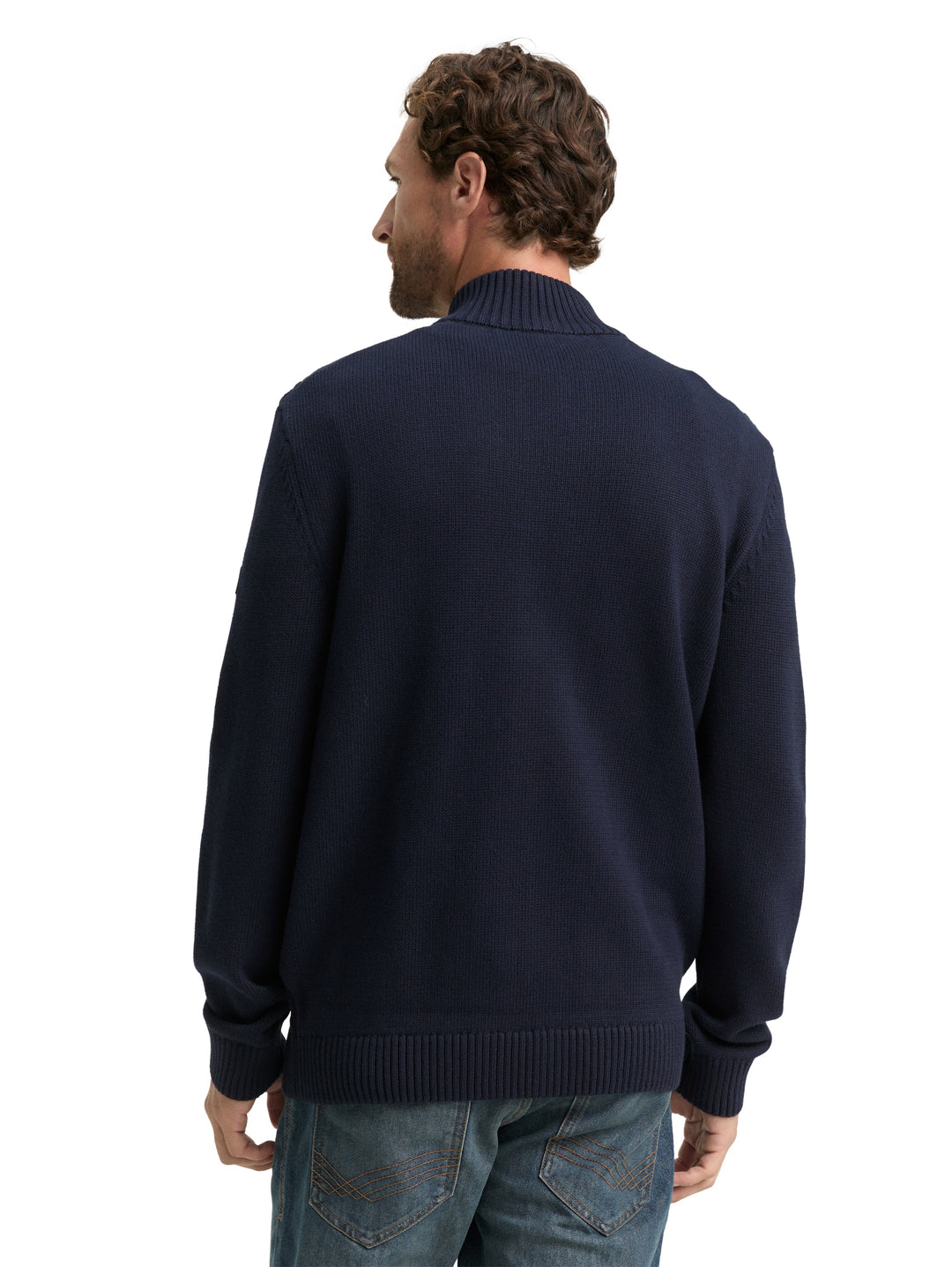 CABLE KNIT ZIP JACKET