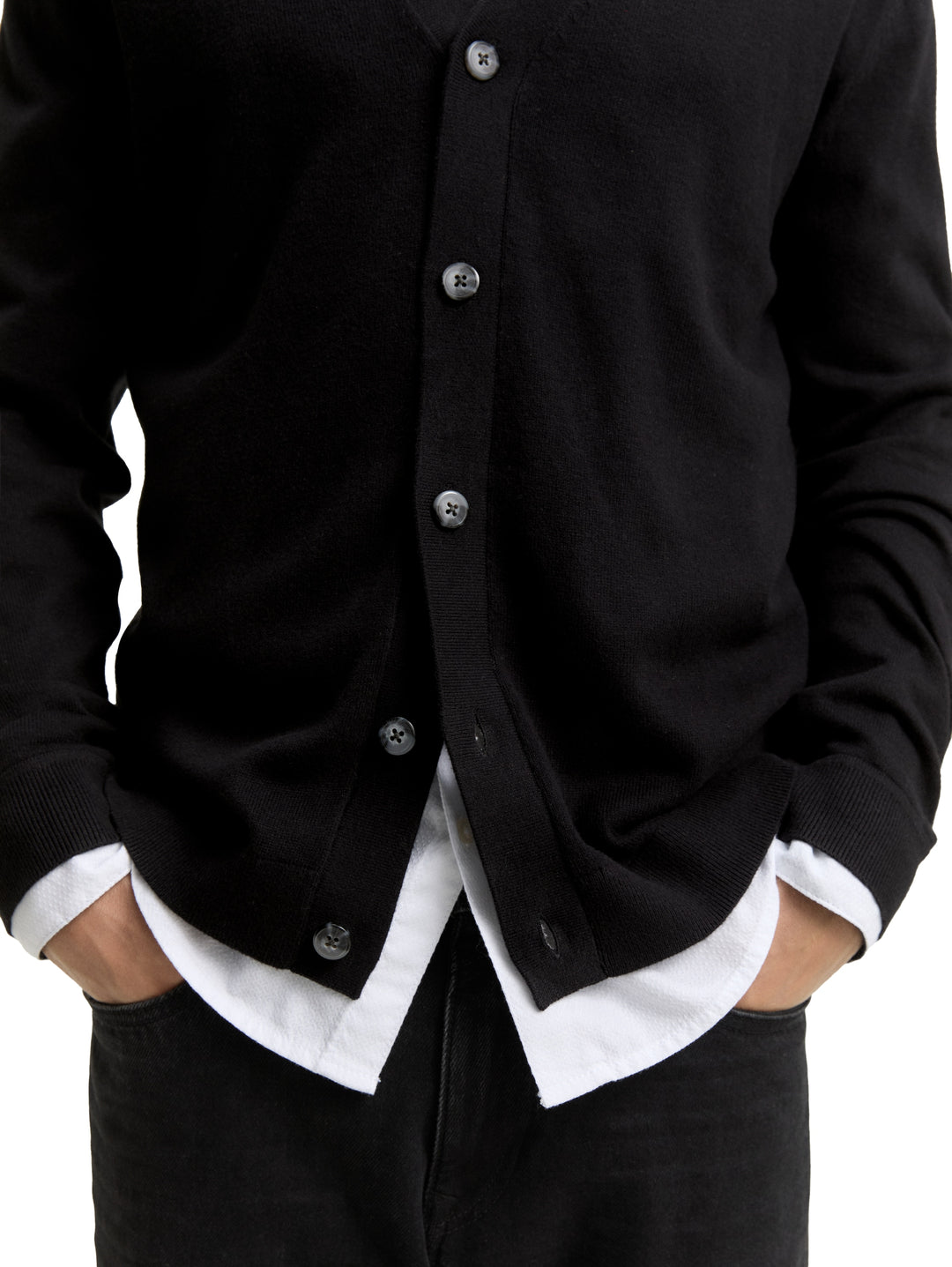 COTTON CASHMERE CARDIGAN
