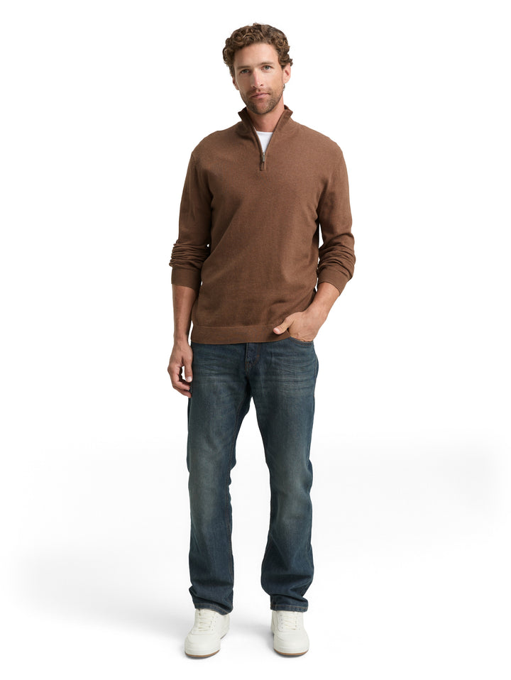 COTTON CASHMERE KNITTED TROYER