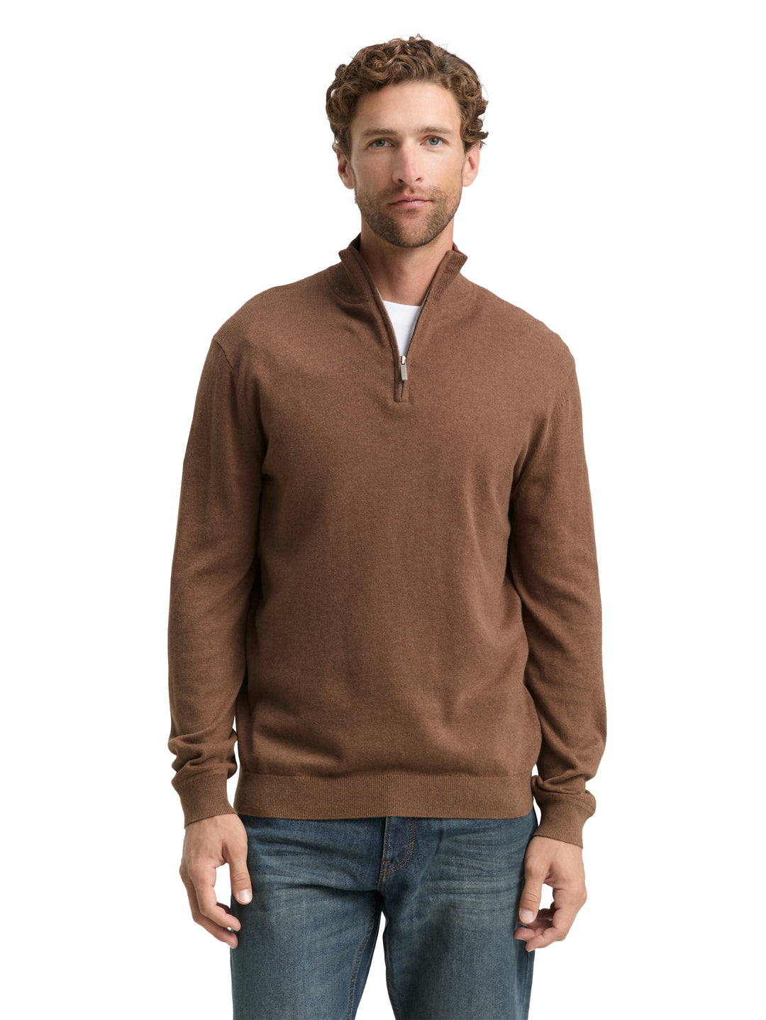 COTTON CASHMERE KNITTED TROYER