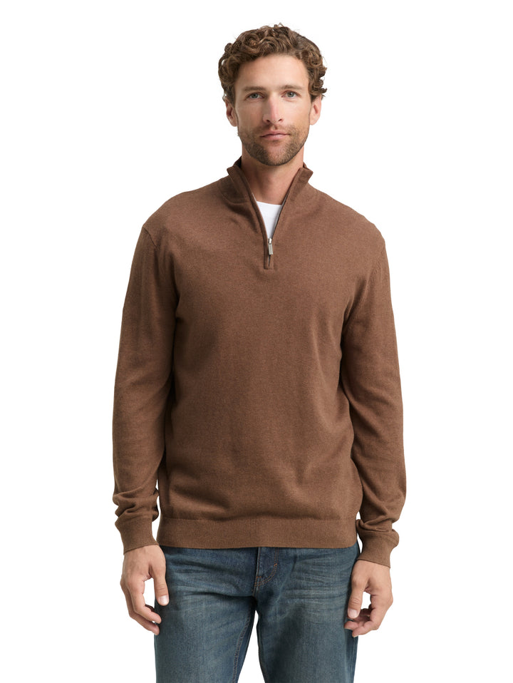 COTTON CASHMERE KNITTED TROYER