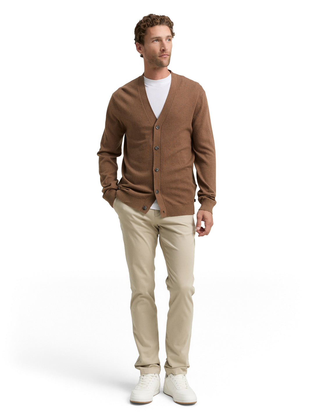 COTTON CASHMERE CARDIGAN