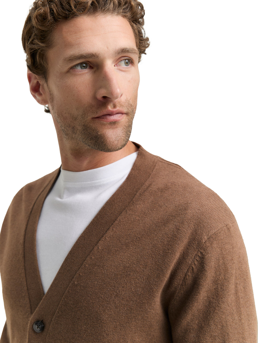 COTTON CASHMERE CARDIGAN