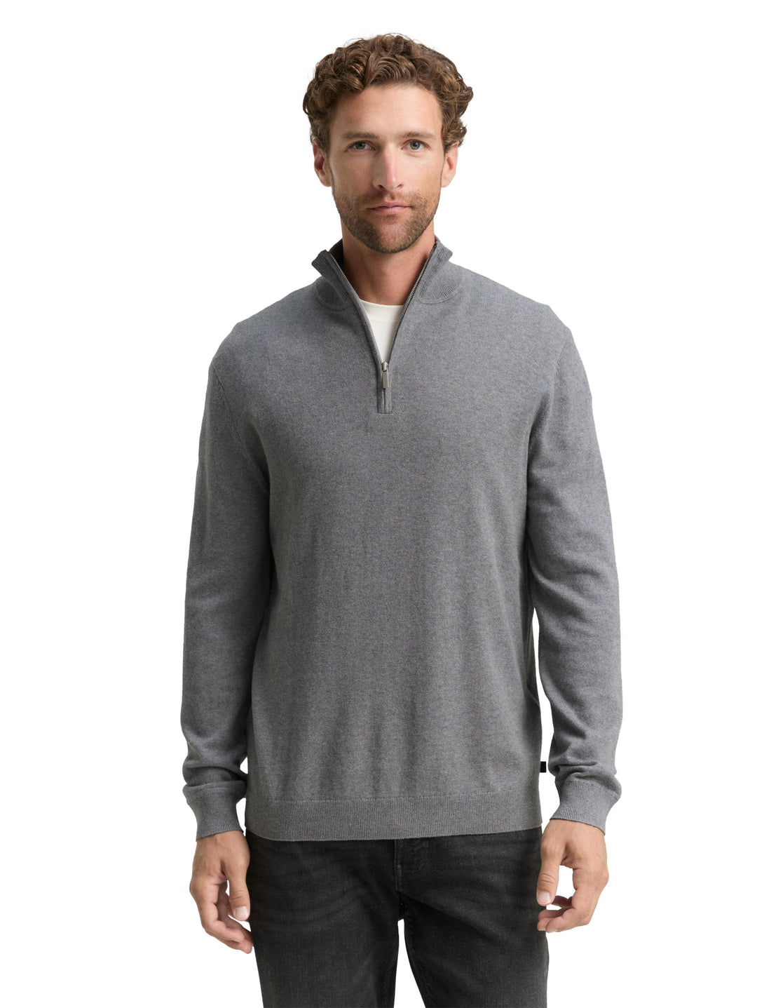 COTTON CASHMERE KNITTED TROYER