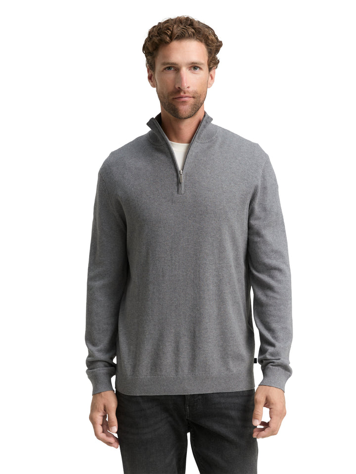 COTTON CASHMERE KNITTED TROYER