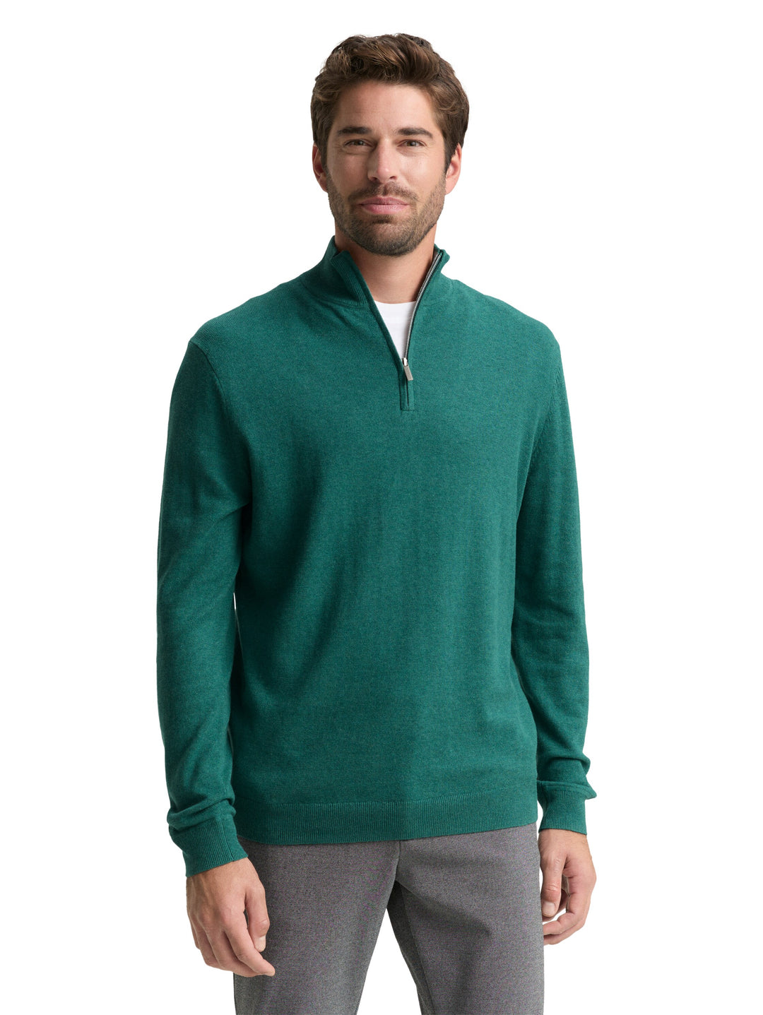 COTTON CASHMERE KNITTED TROYER