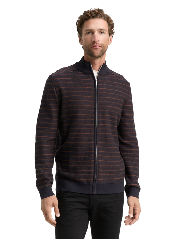 FINE KNIT ZIP JACKET