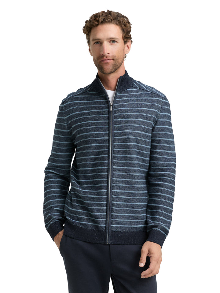 FINE KNIT ZIP JACKET
