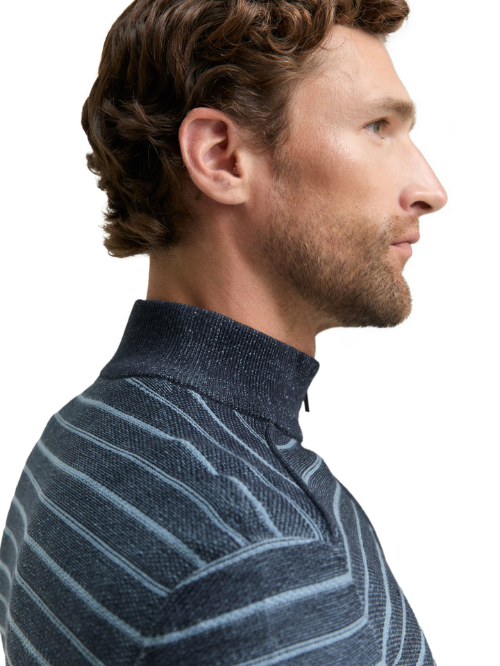 FINE KNIT ZIP JACKET