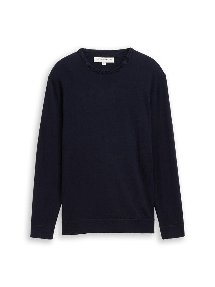 BASIC CREW NECK PULLOVER