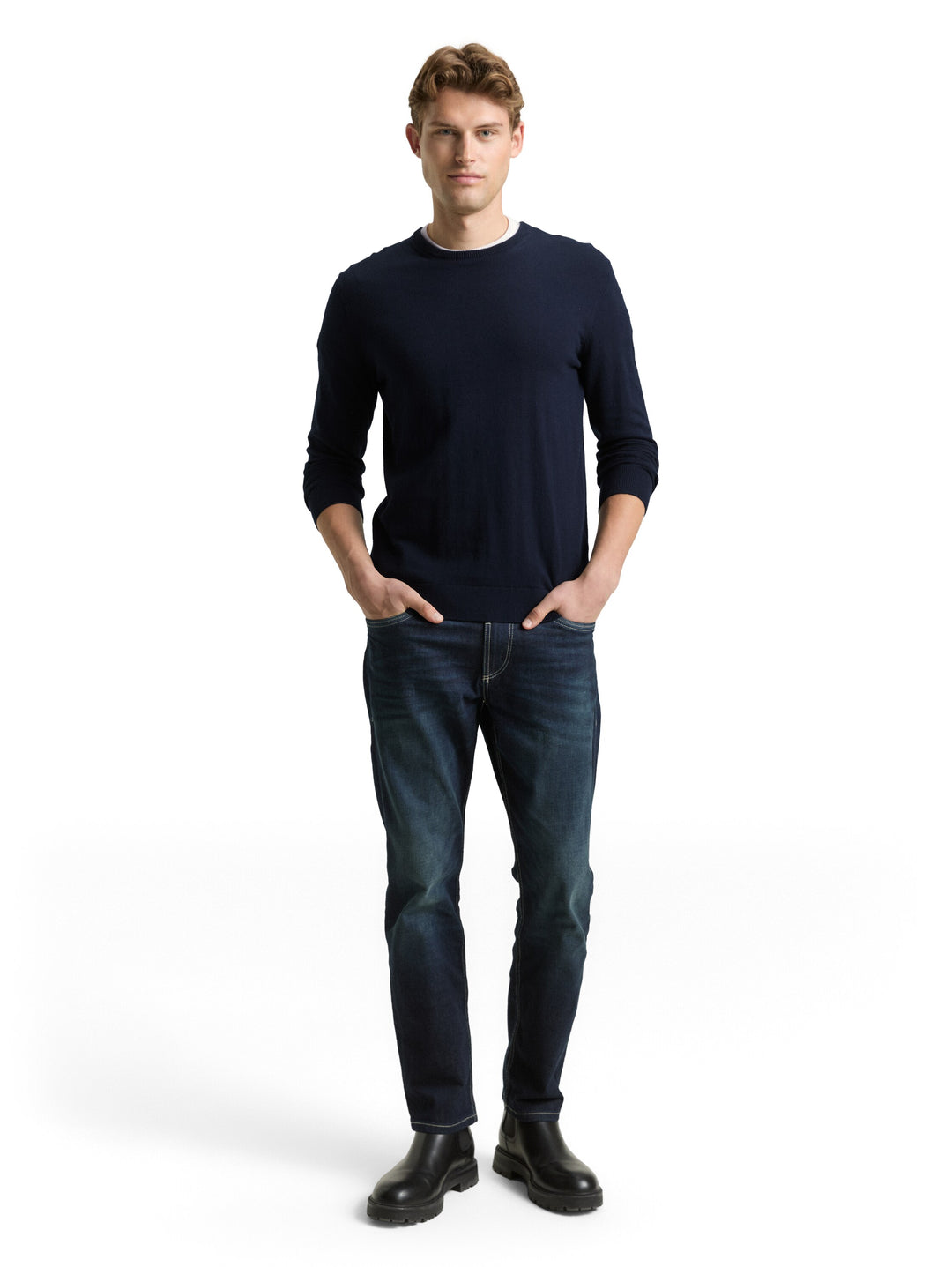 BASIC CREW NECK PULLOVER