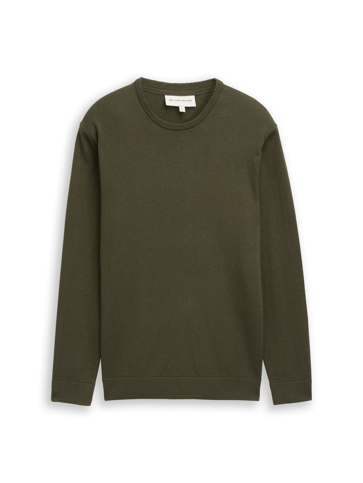 BASIC CREW NECK PULLOVER