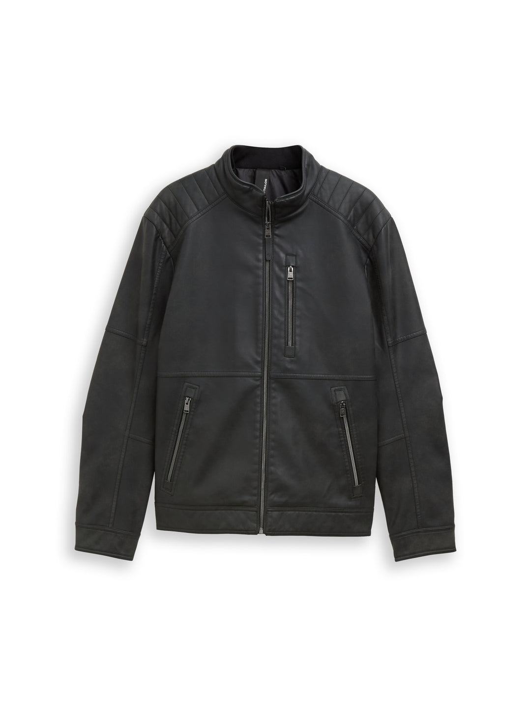 VELOUR TOUCH FAUX LEATHER BIKER