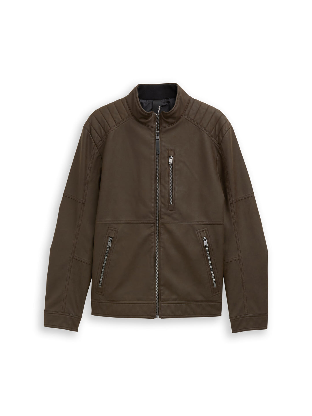 VELOUR TOUCH FAUX LEATHER BIKER