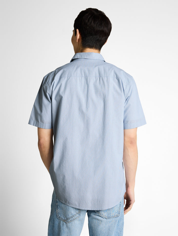 STRIPED POPLIN SHIRT
