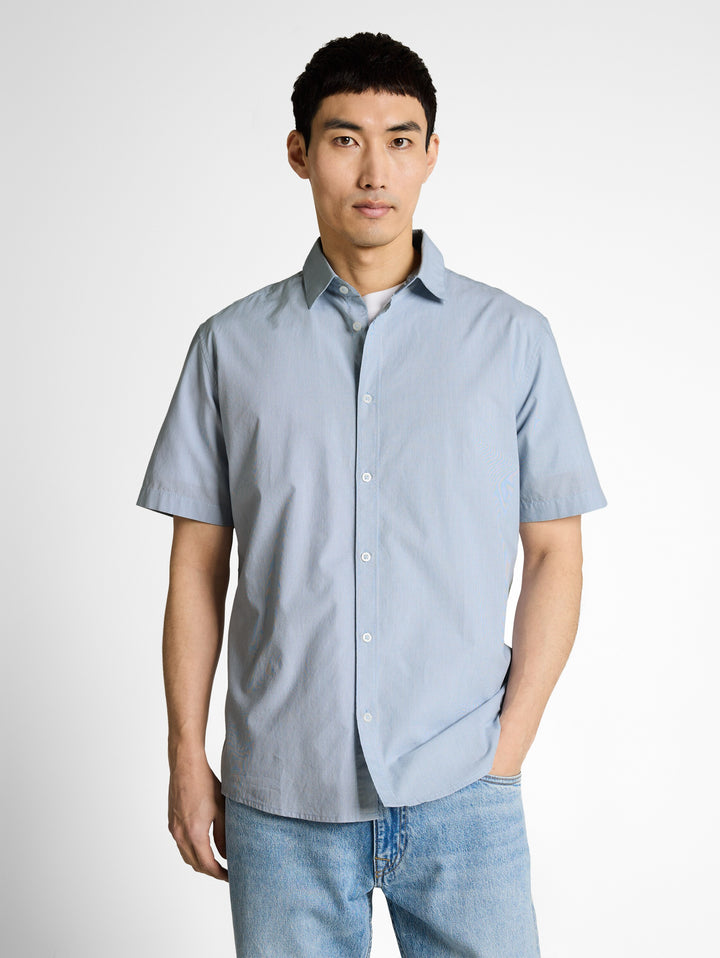STRIPED POPLIN SHIRT